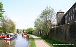 Mill by the Canal in Skipton Yorkshire