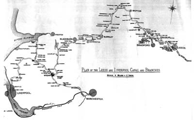 Leeds Liverpool Map