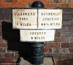 Milepost Shropshire Union Canal